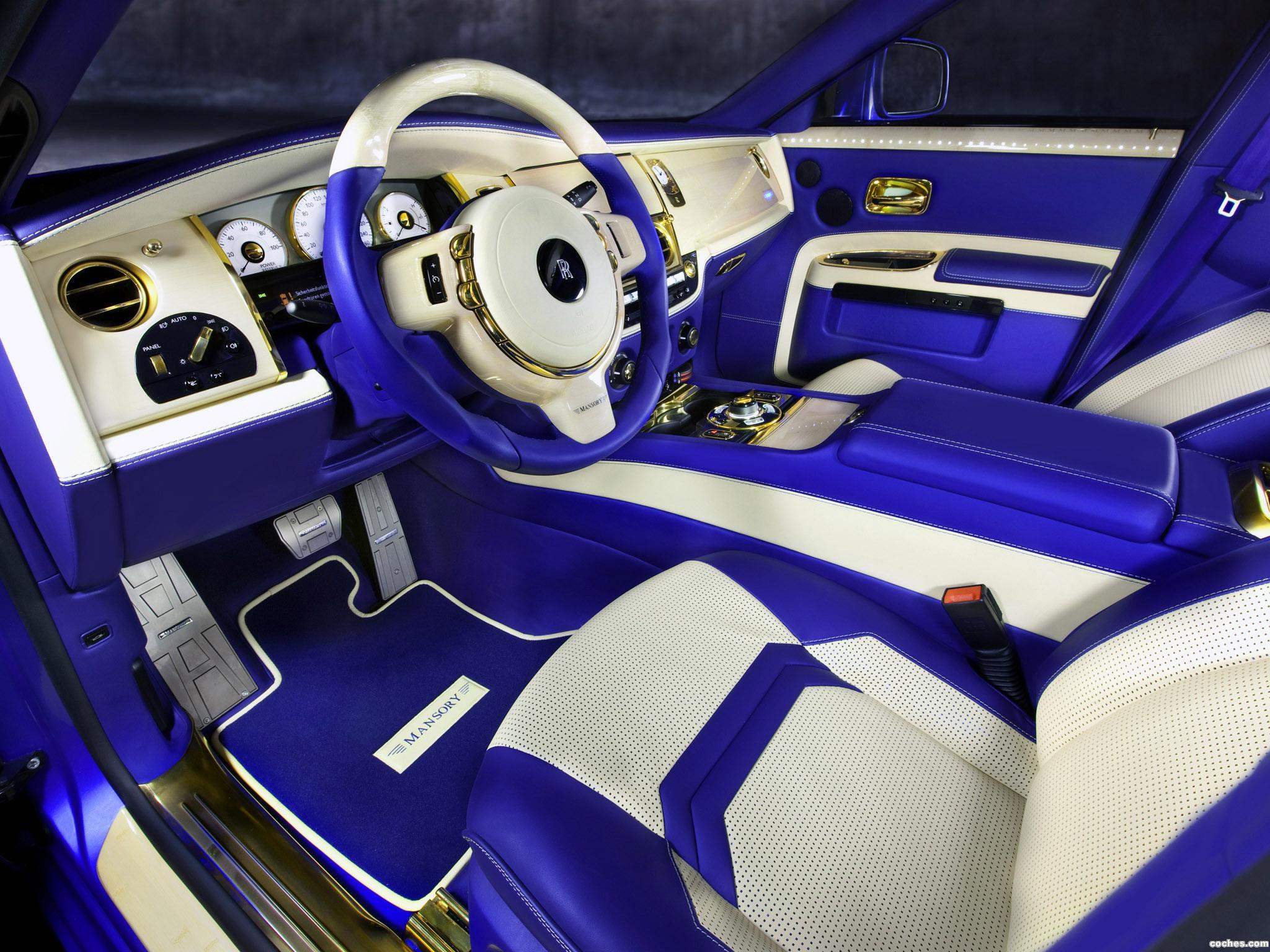 Самый красивый салон. Mansory Rolls-Royce Ghost (2010).. Роллс Ройс с синим салоном. Роллс Ройс 2010 салон. Роллс Ройс Salon Tuning.